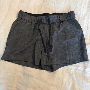 lululemon athletica Heathered Charcoal Pull-On Athletic Shorts